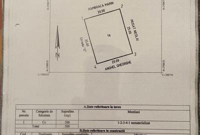 Teren Construcții intravilan de 500 mp, în Km 5 - 2