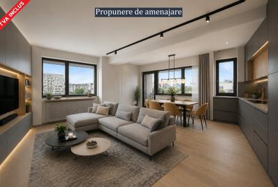 Apartament cu 3 camere decomandat în Palazu Mare