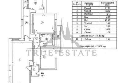 Apartament cu 4 camere decomandat în P-ța Sfântul Ștefan - 16