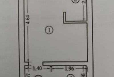 Garsonieră nedecomandată în Poarta 6