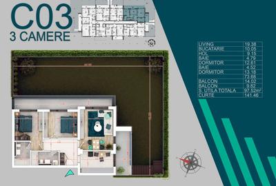 Apartament cu 3 camere decomandat în Theodor Pallady - 1