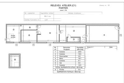 Barbu Vacarescu Kaufland, Ramuri Tei, 179 mp Teren P+M, 200 mp SC - 12