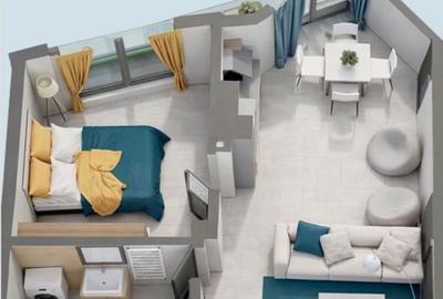 Apartament cu 2 camere decomandat în Nord - 3