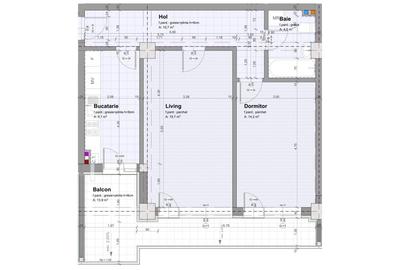 Apartament cu 2 camere decomandat în Bucium
