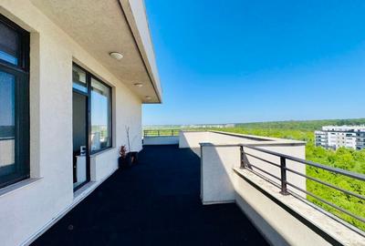 Aleea Privighetorilor- Penthouse 833 mp utili mobilat complet 3600 Euro + TVA - 23