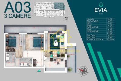 Apartament cu 3 camere în Theodor Pallady - 3