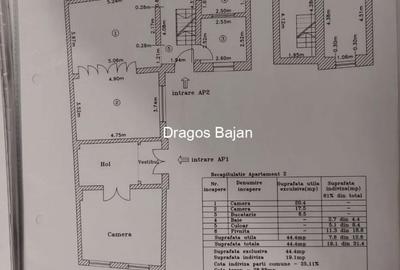 Apartament cu 3 camere în Unirii - 2