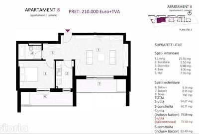 Apartament cu 2 camere decomandat în Dacia - 5