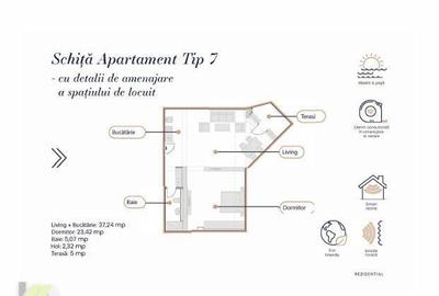 Apartament cu 2 camere în Central - 11