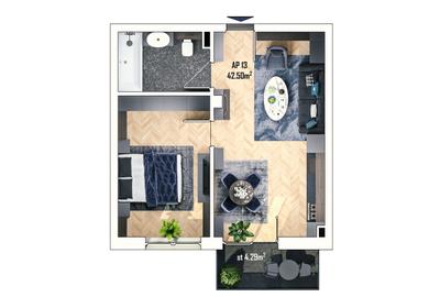 Apartament cu 2 camere în Apahida - 5