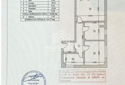 Apartament cu 2 camere decomandat, mobilat în Fizicienilor - 13