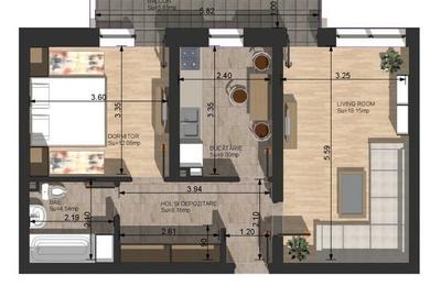 Apartament cu 2 camere în Pietroasa - 10