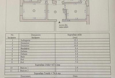 Miga apartament 3 camere decomandat cu boxa - 6