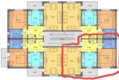 Apartament cu 2 camere decomandat în Girocului - 2