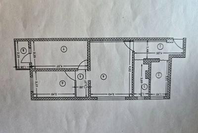 Apartament cu 3 camere semidecomandat în 9 Mai - 2