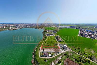 Palazu Mare - Primul lot la lac - Teren 2600 mp cu deschidere de 36,98 m - 3