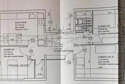3 camere 66,4 mp utili, Tei - 5