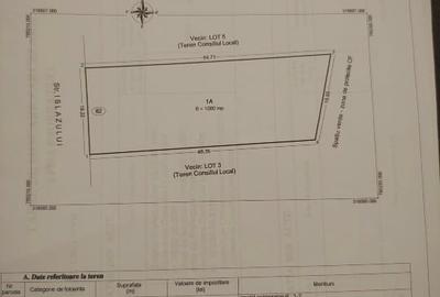 Teren Construcții intravilan de 1000 mp, în Lumina - 1