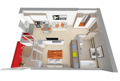 Apartament cu 1 camere în Decebal