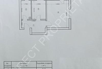 Garsonieră decomandată, mobilată în Roșu - 6
