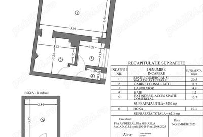 Spațiu comercial, de 52 mp, în Central - 2