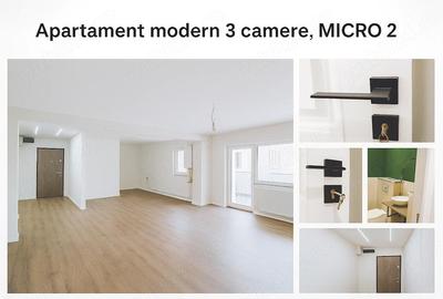 Apartament cu 3 camere decomandat în Micro 2 - 5