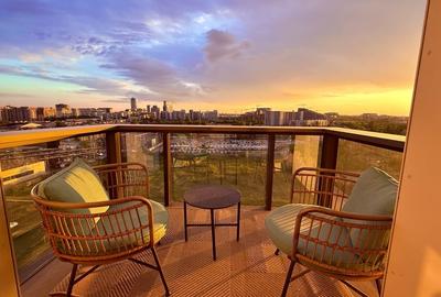 De inchiriat  | Studio dublu view panoramic| Cortina North Pipera Voluntari - 16