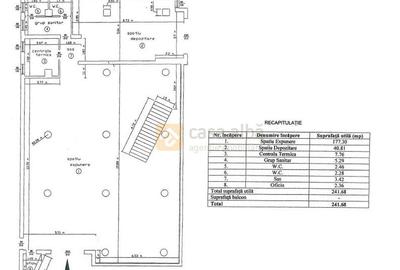 Semicentral - Podu Ros, spatiu comercial Parter + Etaj, amenajat - 1