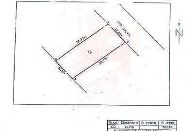 Teren de 383 mp, în Străulești