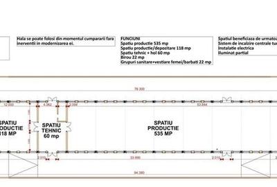 Hala Industriala la cheie de vanzare zona Horlesti - 1
