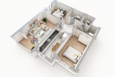 COMISION 0% ! 3 CAMERE BLOC NOU POPAS PACURARI - 4