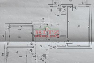 Apartament cu 3 camere decomandat în Central