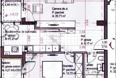 Apartament 2 camere decomandat, 58,7 mp utili + doua balcone, zona Iulius Mall - 1
