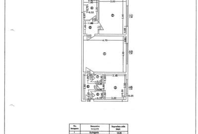 Apartament cu 2 camere semidecomandat în Central