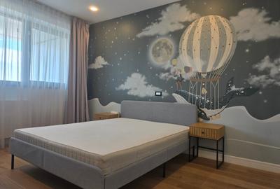 Apartament cu 3 camere semidecomandat, mobilat în Băneasa - 14
