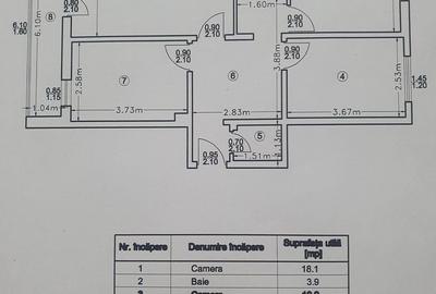 Apartament cu 3 camere decomandat în Mircea cel Bătrân - 5