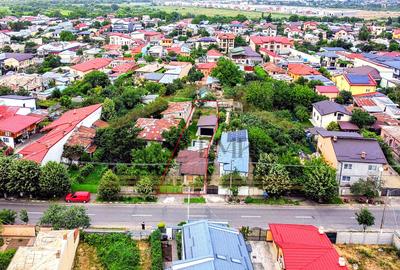 Vanzare Teren in Ilfov Chiajna pe Strada Libertatii cu Garaj si Casa Veche