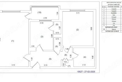 Apartament cu 2 camere decomandat în Rahova