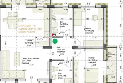 Apartament nou in ansamblu rezidential 95.70 mp, Santandrei - 1