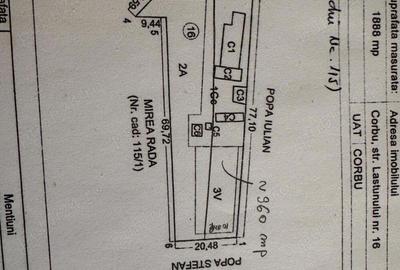 Casă cu 7 camere cu Teren 1000 Mp în Corbu - 1