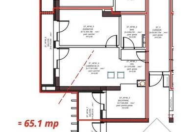 Apartament cu 2 camere în Corunca - 2