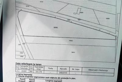Teren de 15179 mp, în Central - 2