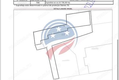 Teren de 706 mp, în Ultracentral - 3