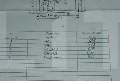 Garsoniera de vanzare, necesita renovare, 27,25 mp, zona Pia?a Progresul - 5