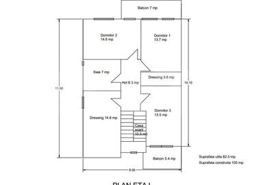 Casa individuala la cheie: 5 camere, 165 mp utili, 600 mp teren,  zona Oasului - 18