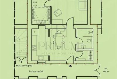 Apartament cu 3 camere semidecomandat, mobilat în Badea Cârțan - 10