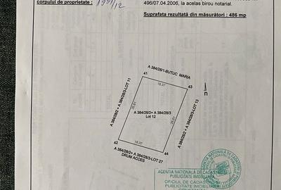 Teren de 486 mp, în Schitu