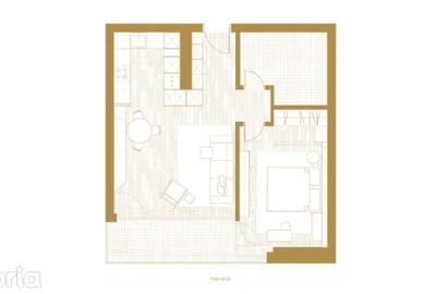 Apartament cu 2 camere decomandat, mobilat în Tei - 6