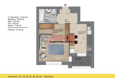Berceni Garsoniera Spatioasa 1 Minut Metrou Berceni - 5