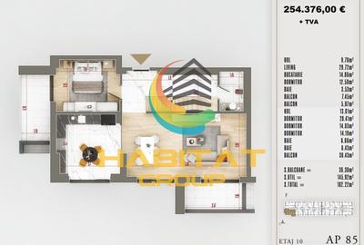 Duplex cu 5 camere, Priveliște deschisă și finisaje de lux - 19